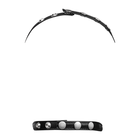 Rimba Bondage Play - Lederen Muilkorf - Zwart