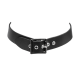 Rimba Bondage Play - Lederen Hoofdharnas met Neushaken - Zwart