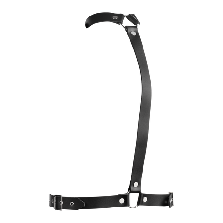 Rimba Bondage Play - Lederen Bondageharnas - Zwart