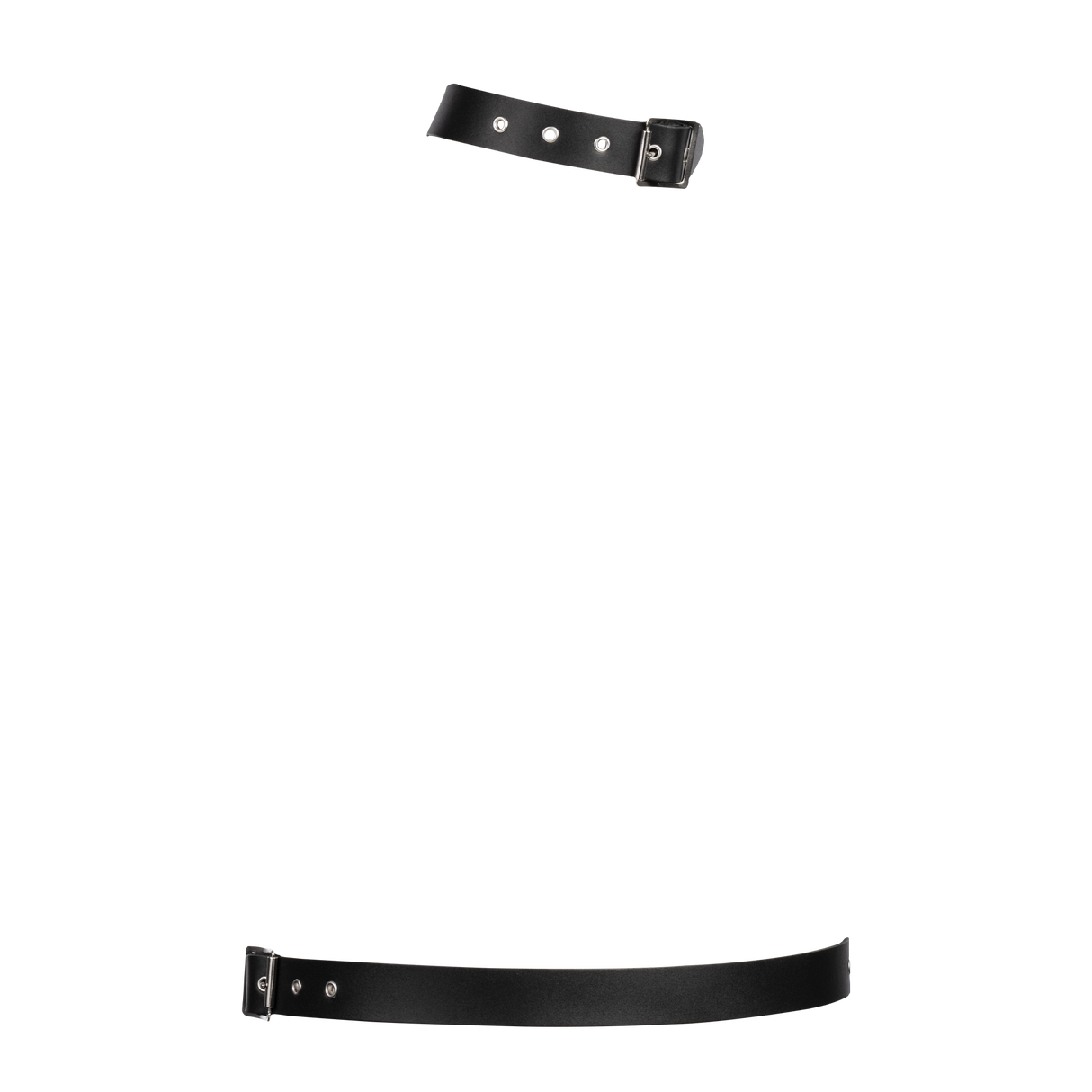 Rimba Bondage Play - Lederen Bondageharnas - Zwart