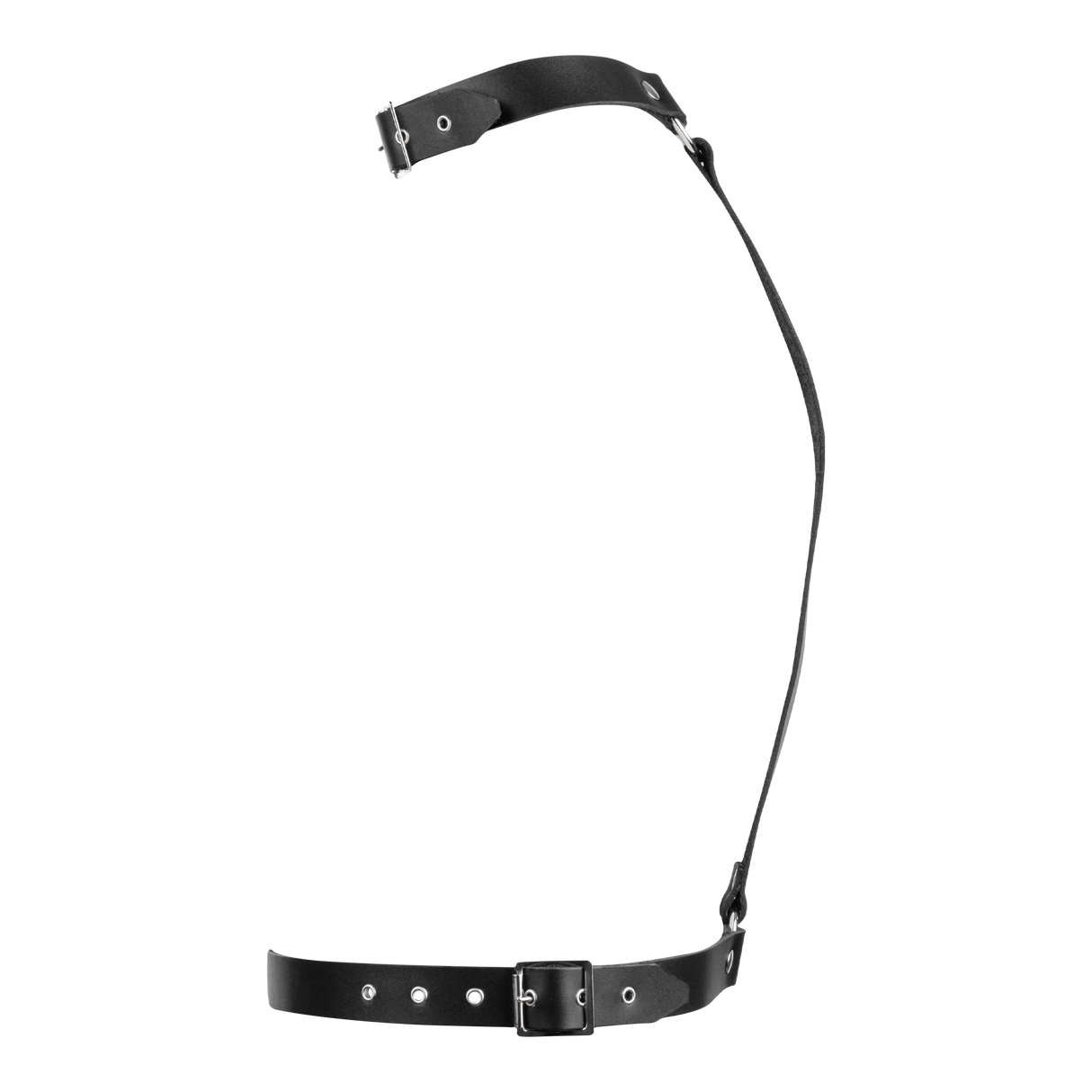 Rimba Bondage Play - Lederen Bondageharnas - Zwart