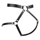 Rimba Bondage Play - Lederen Bondage Harnas - Zwart