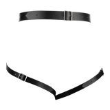 Rimba Bondage Play - Lederen Bondage Harnas - Zwart