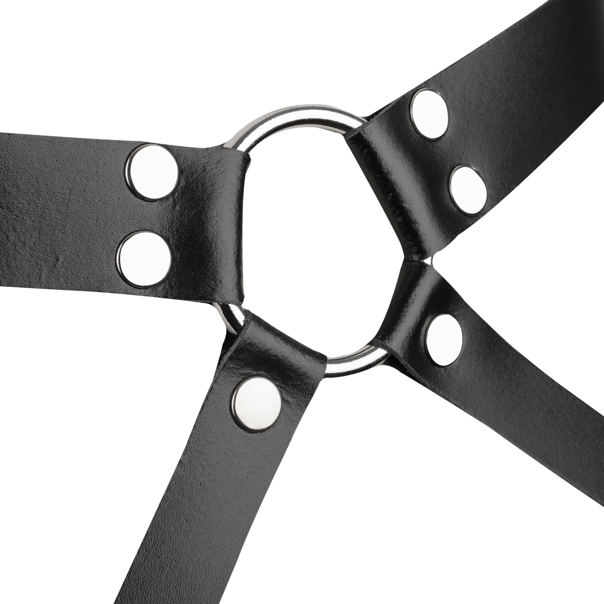 Rimba Bondage Play - Lederen Bondage Harnas - Zwart