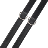 Rimba Bondage Play - Lederen Boeien met Klittenband - Zwart