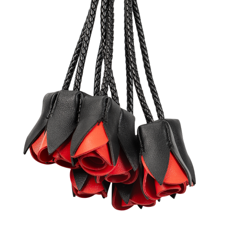 Rimba Bondage Play - Rozenzweep - Zwart & Rood