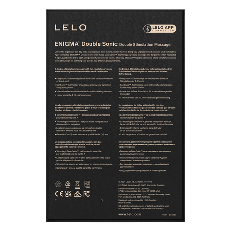 LELO - ENIGMA Double Sonic - Drievoudige stimulatie - App-bediening