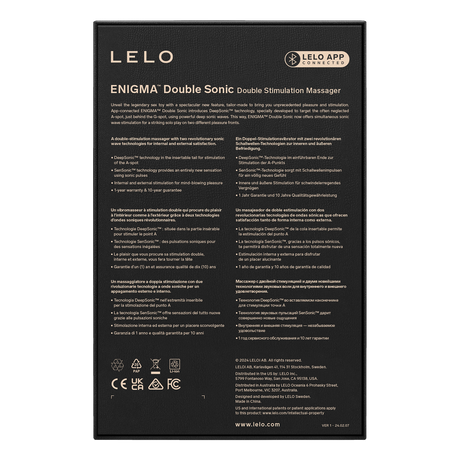 LELO - ENIGMA Double Sonic - Drievoudige stimulatie - App-bediening