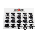 Crazy Bull - Voorbeelddisplay inclusief 20 cockringen - Wit/Zwart