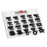 Crazy Bull - Voorbeelddisplay inclusief 20 cockringen - Wit/Zwart