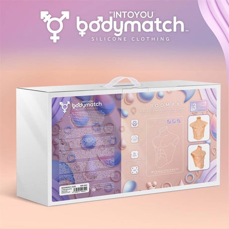 BODYMATCH - Boomax - Hyperrealistisch siliconen spierpak - Maat S - Huidskleur