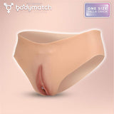 BODYMATCH - Bexly - Realistische Siliconen Vaginale Slipjes - One Size - Huidskleur