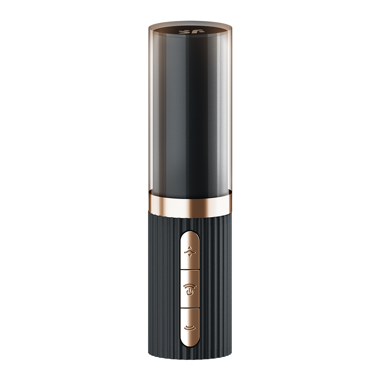 Satisfyer - Deep Kiss - 3D Air Pulse Lipstick Vibrator - Zwart