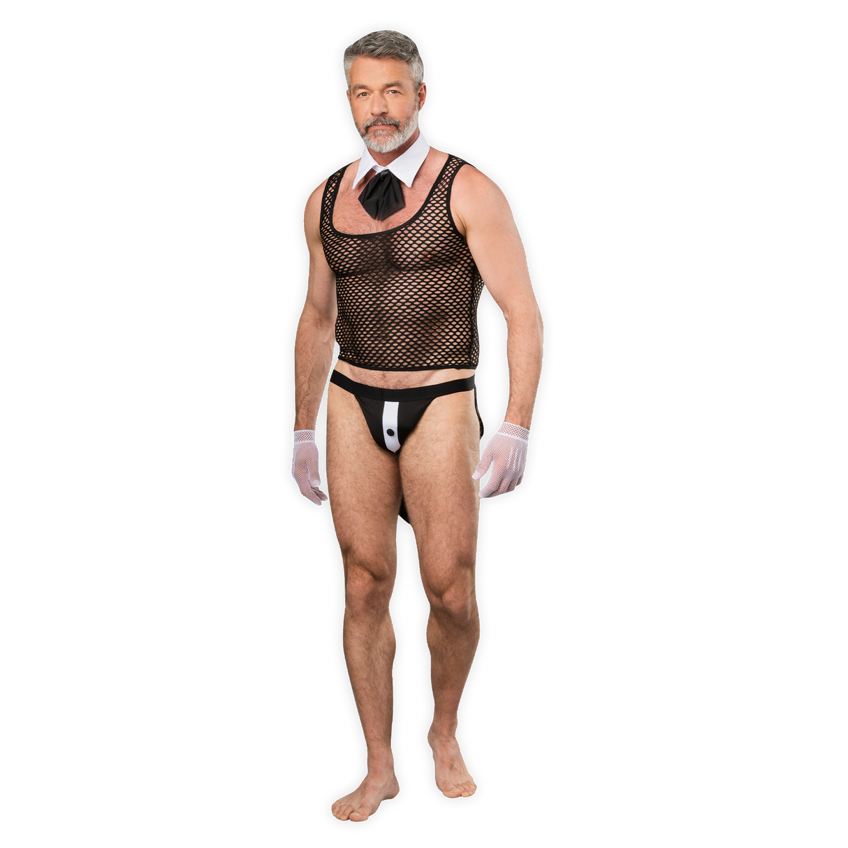 Amorable by Rimba - Sexy Gigolo Set - Zwart, Wit