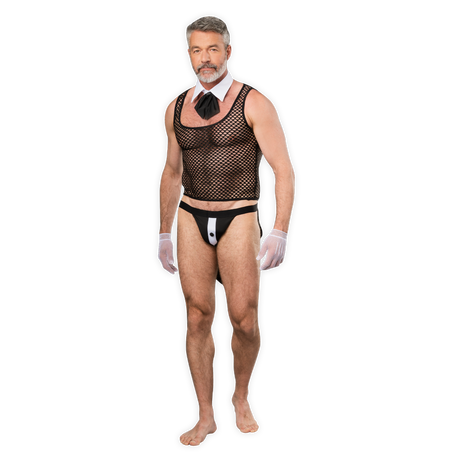 Amorable by Rimba - Sexy Gigolo Set - Zwart, Wit