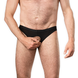 Amorable by Rimba - Slip met Open Kruis - One Size - Zwart