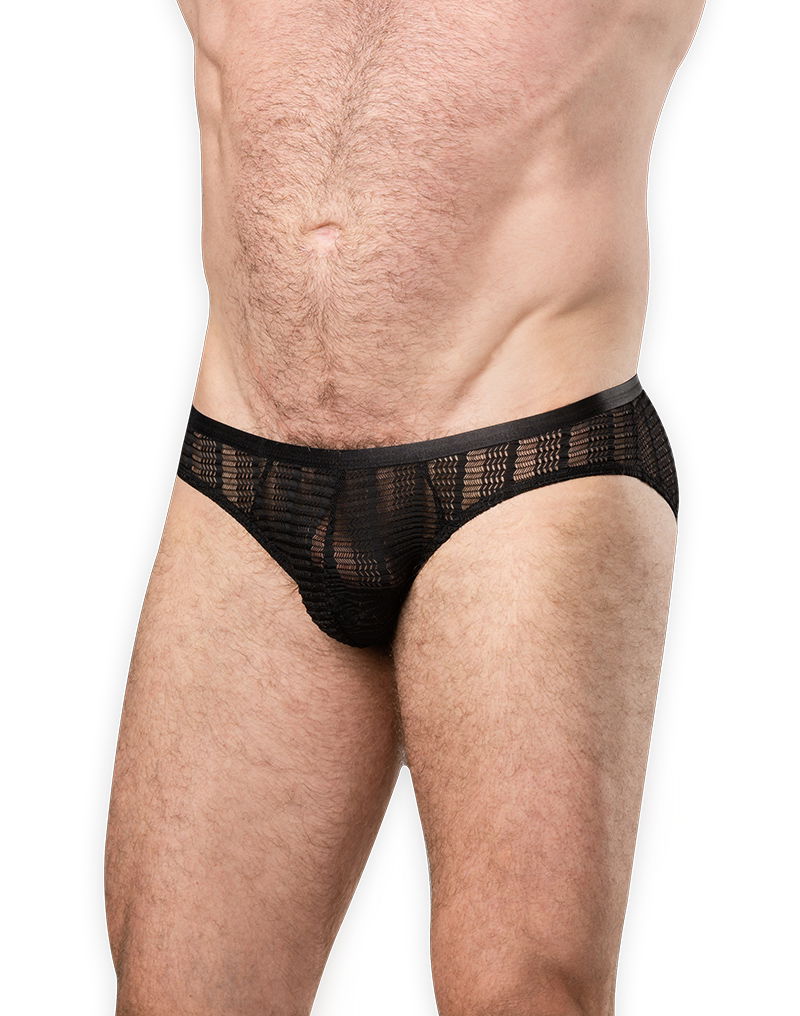 Amorable by Rimba - Transparante slip - One-Size - Zwart