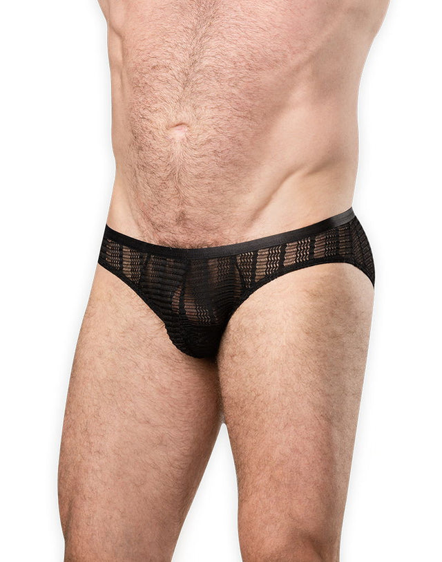 Amorable by Rimba - Transparante slip - One-Size - Zwart