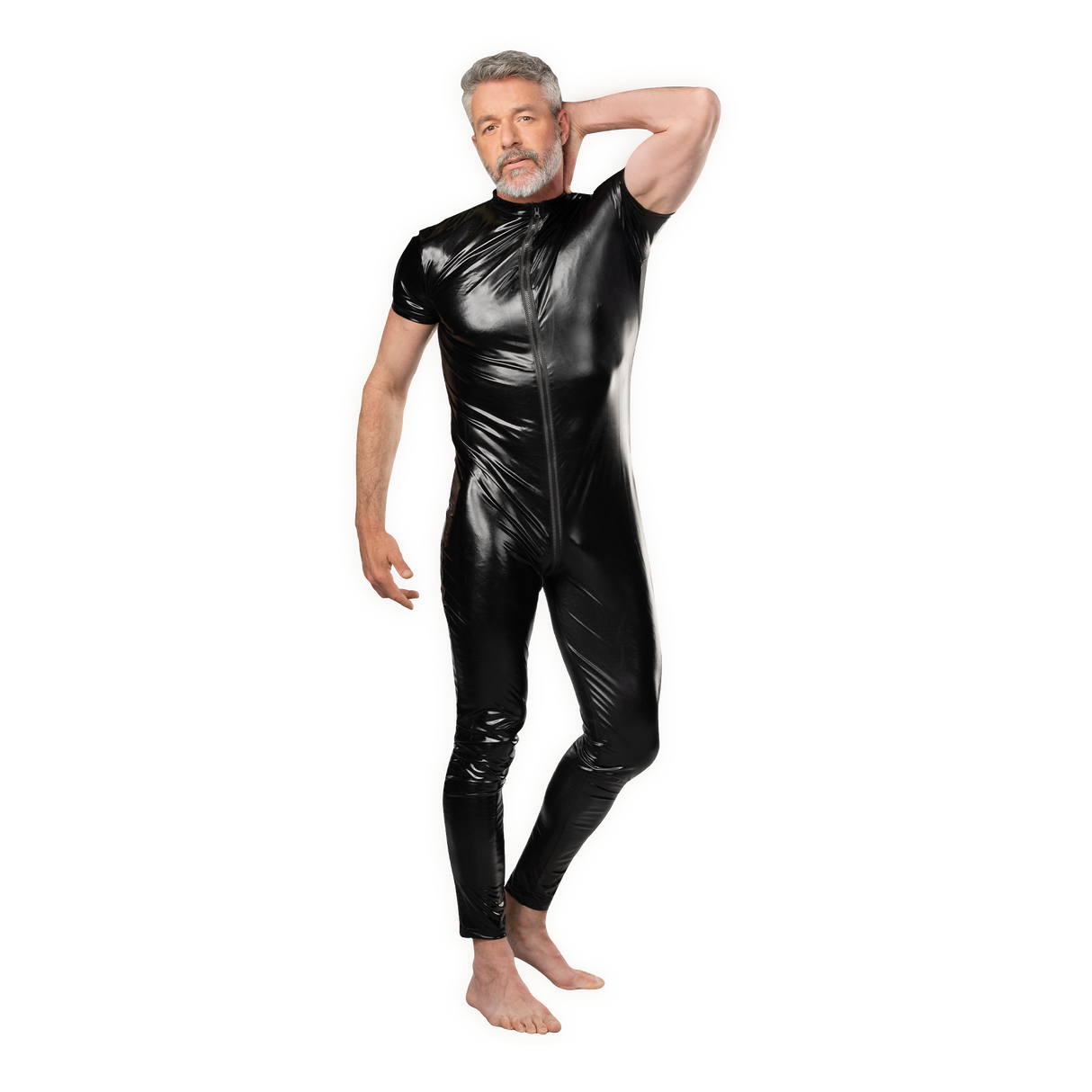 Amorable by Rimba - Wetlook Overall - Zwart