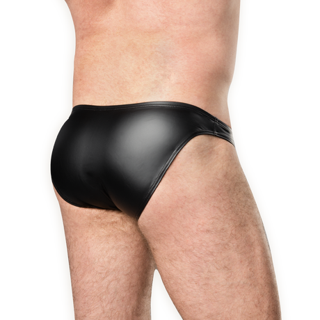 Amorable by Rimba - Wetlook Slip - One Size - Zwart