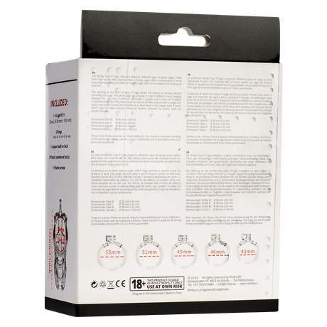 Rimba P-Cage - P-Cage PC11 - Peniskooi maat L - Transparant
