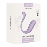 SVAKOM - Phoenix Neo 2 - Interactieve Bullet Vibrator met App Control - Lila