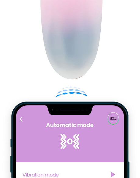 IY - Vibrerend Ei met App. - Roze/Blauw