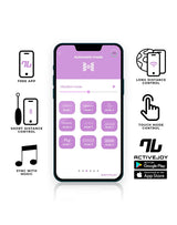 IY - Vibrerend Ei met App. - Roze/Blauw