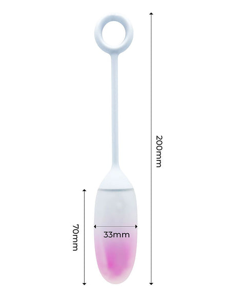 IY - Vibrerend Ei met App. - Blauw/Paars