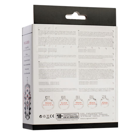 Rimba P-Cage - P-Cage PC09 - Peniskooi Maat L - Transparant