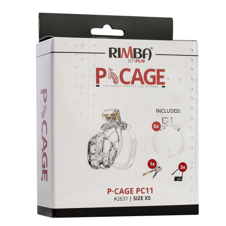 Rimba P-Cage - P-Cage PC11 - Peniskooi maat XS - Transparant