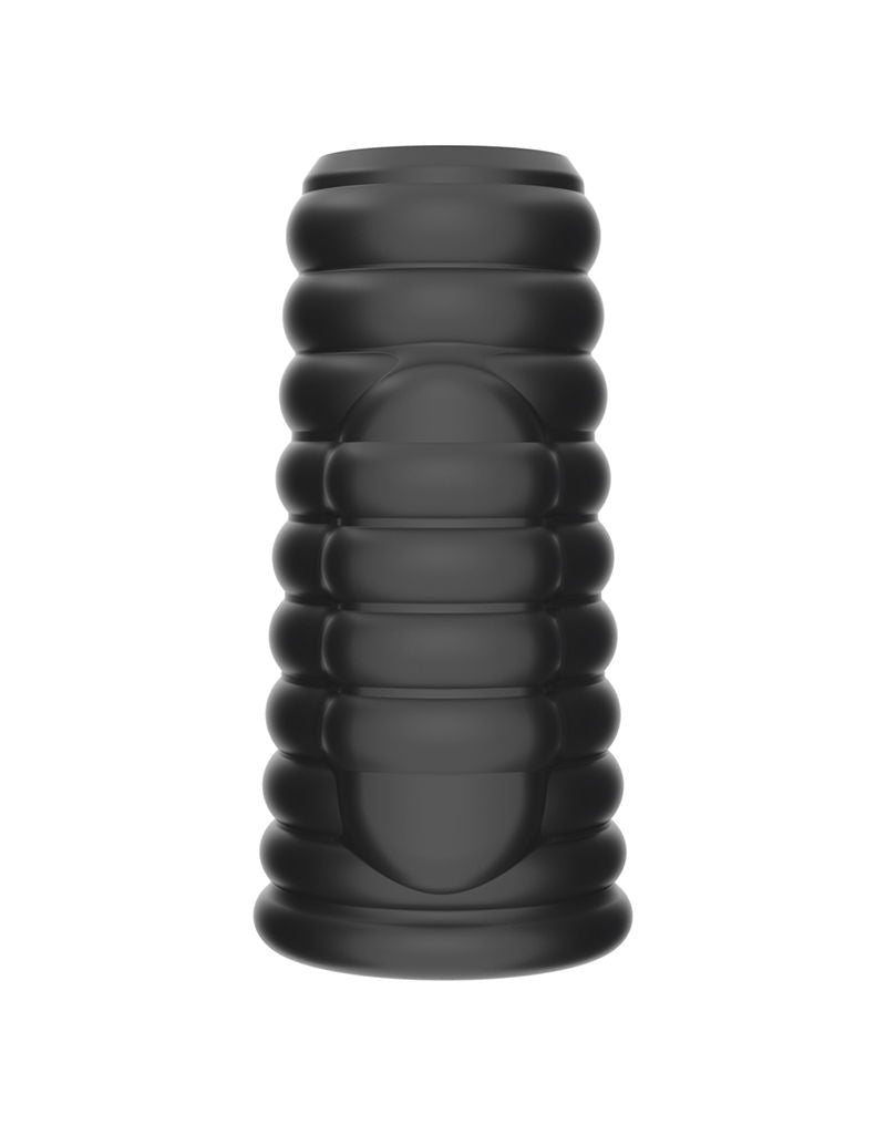 LoveToy - Wave Knights Ring - Vibrerende Penis Sleeve (Ø 3,7 cm) - Zwart