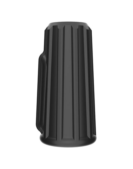 LoveToy - Ridge Knights Ring - Vibrerende Penis Sleeve (Ø 3,7 cm) - Zwart