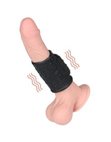 LoveToy - Drip Knights Ring - Vibrerende Penis Sleeve (Ø 3,7 cm) - Zwart