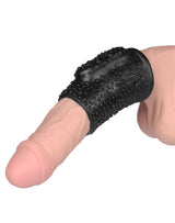LoveToy - Drip Knights Ring - Vibrerende Penis Sleeve (Ø 3,7 cm) - Zwart