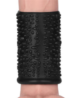 LoveToy - Drip Knights Ring - Vibrerende Penis Sleeve (Ø 3,7 cm) - Zwart