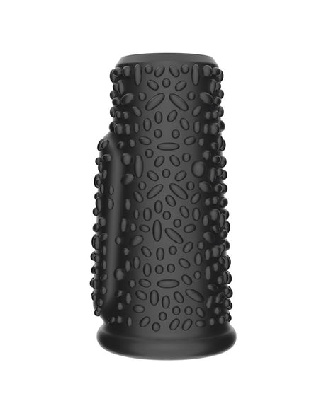 LoveToy - Drip Knights Ring - Vibrerende Penis Sleeve (Ø 3,7 cm) - Zwart