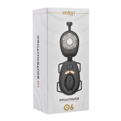 Rimba Toys - Orgastobator 06 - Masturbator voor mannen met swingfunctie - Zwart