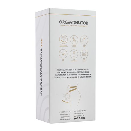 Rimba Toys - Orgastobator 06 - Masturbator voor mannen met swingfunctie - Zwart