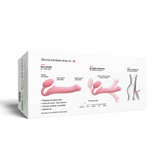 Strap-On-Me - Semi-Realistische Buigbare Strap-On Dildo Maat XL - Roze