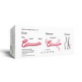 Strap-On-Me - Semi-Realistische Buigbare Strap-On Dildo Maat S - Roze