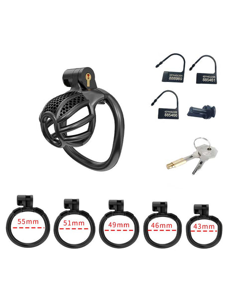 Rimba P-Cage - P-Cage PC06 - Peniskooi Maat XS - Zwart