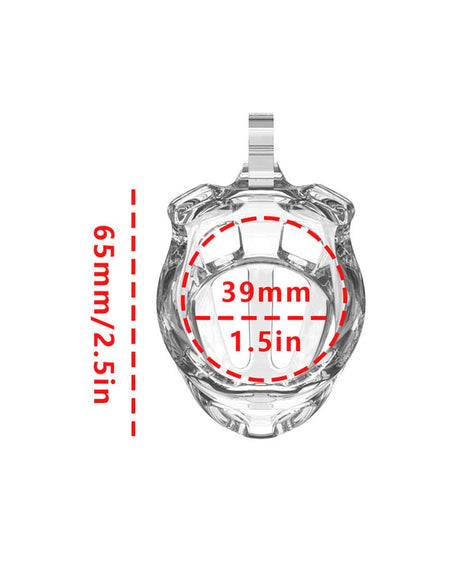 Rimba P-Cage - P-Cage PC08 - Peniskooi Maat S - Transparant