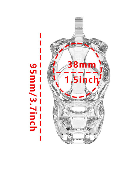 Rimba P-Cage - P-Cage PC11 - Peniskooi maat M - Transparant