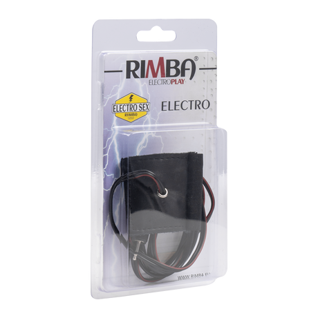 Rimba Electro Sex Lederen penisartikel met elastique,  bi-polair