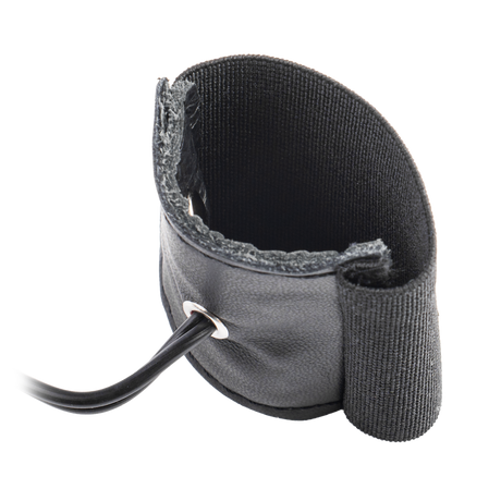 Rimba Electro Sex Lederen penisartikel met elastique,  bi-polair