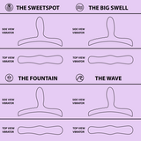 Bouncy Bliss - Classic - Zit-vibrator - Paars