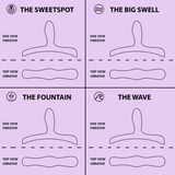 Bouncy Bliss - Flow - Zit-vibrator - Paars