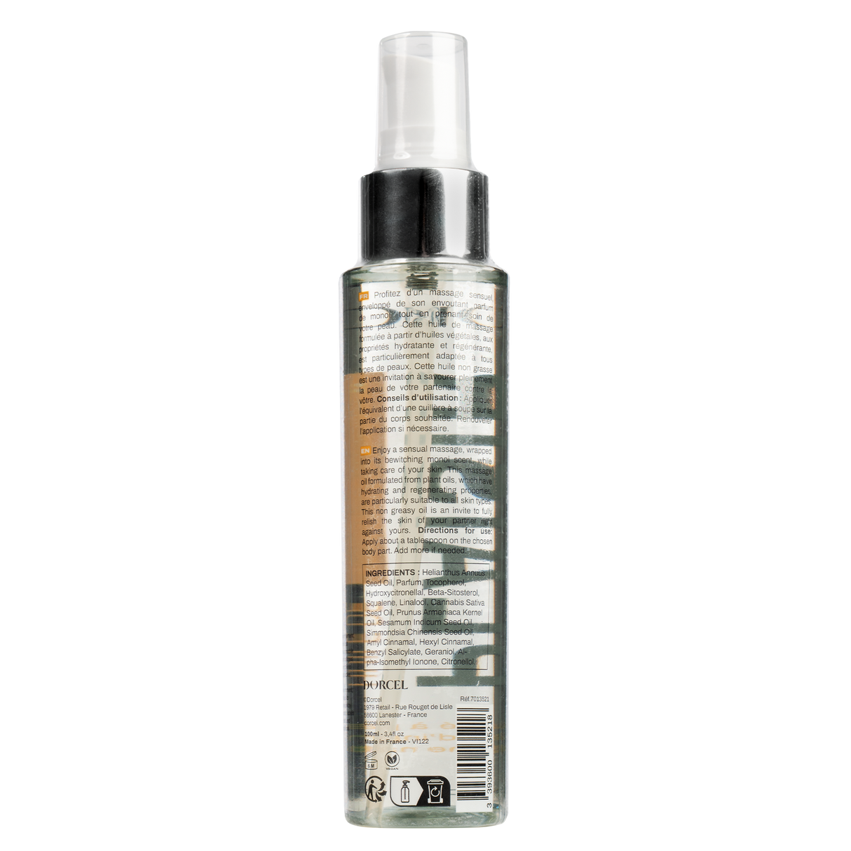 Dorcel - Plaisir - Tahiti Monoï - Massageolie - 100 ml