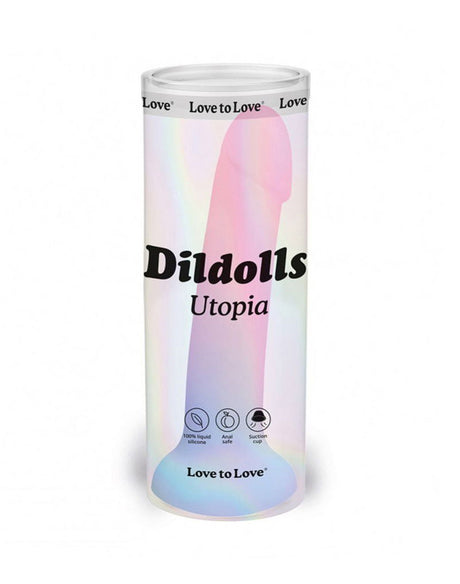 Love to Love - Utopia - Dildolls - Maat L - Roze/Violet/Blauw